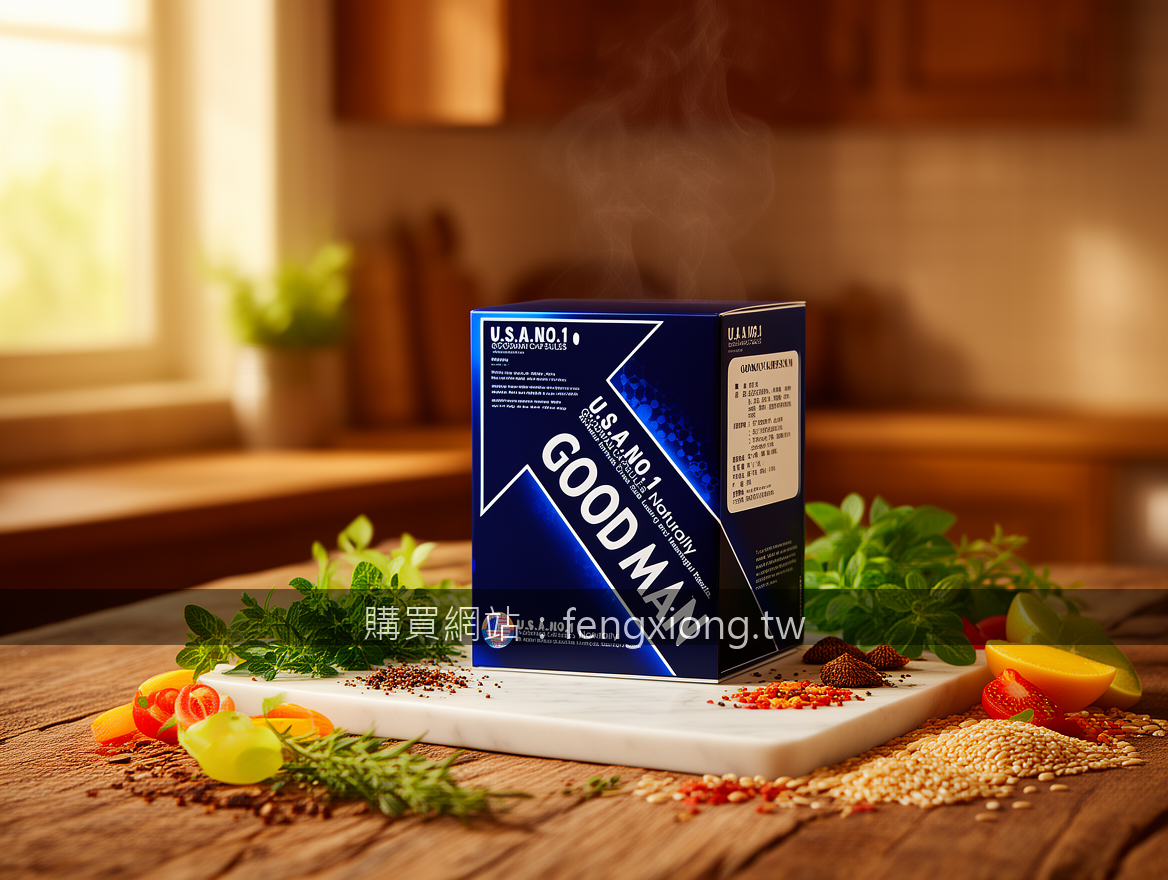 Appetizing food and beverage product photography.
Subject: Place the GOODMAN CAP