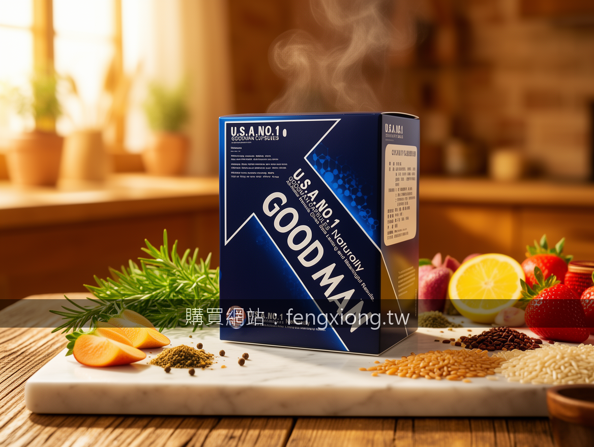 Appetizing food and beverage product photography.
Subject: Place the GOODMAN CAP