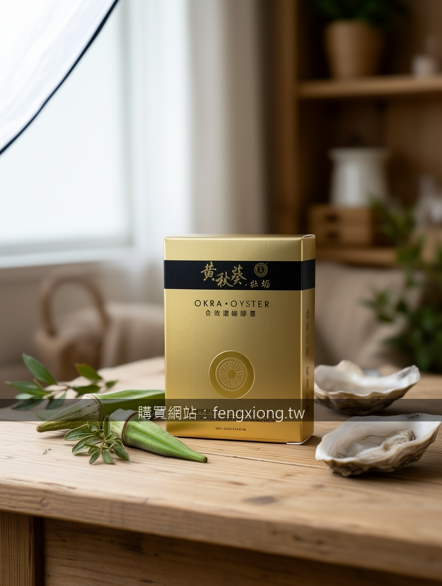 Scandinavian hygge product photography. Photograph the Okra Oyster Extract Capsu