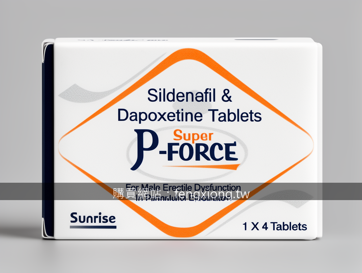 Close-up detail product photography. Photograph the P-Force Sildenafil & Dapoxet